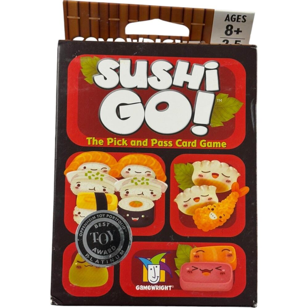 Gamewright Sushi Go The Pick and Pass Card Game 2-5 Players For Ages 8+
